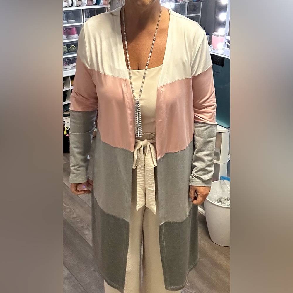 Color block cardigan - Picture 3 of 3